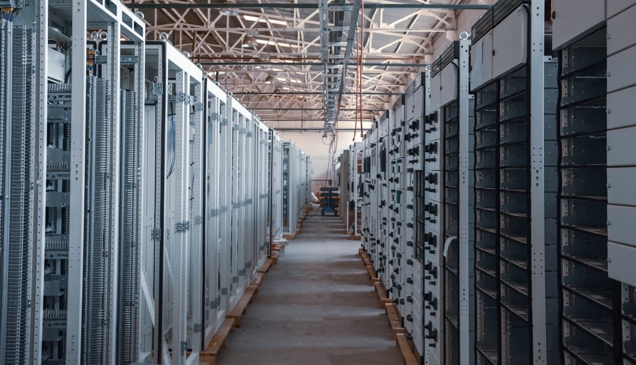 Salle de serveurs datacenter
