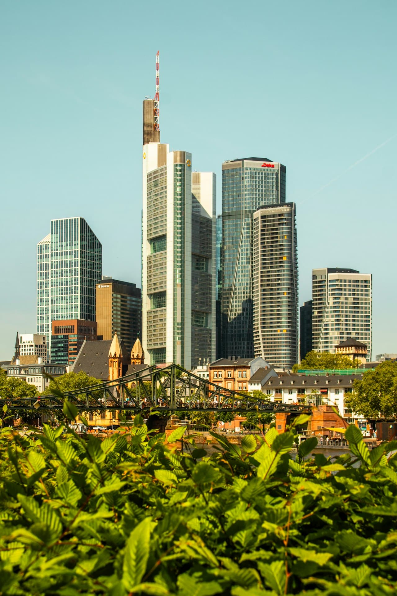 Skyline de Francfort, capitale numérique de l'Europe